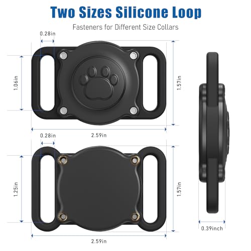 Dog Collar Holder with Waterproof Case for Pets W6965