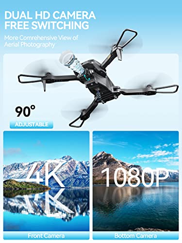 Foldable Drone with 1080P HD Camera for Adults and Kids E508