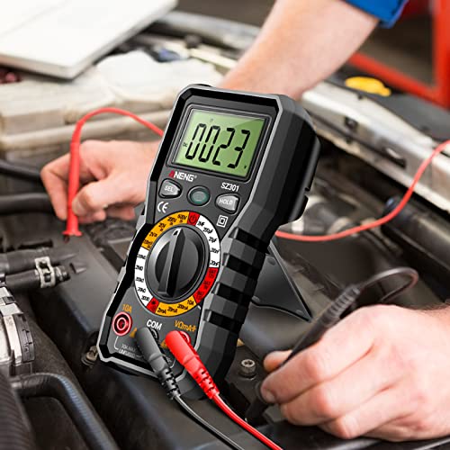 Digital Multimeter with Case, AC DC Voltmeter, Ohm Volt Amp Meter L485084