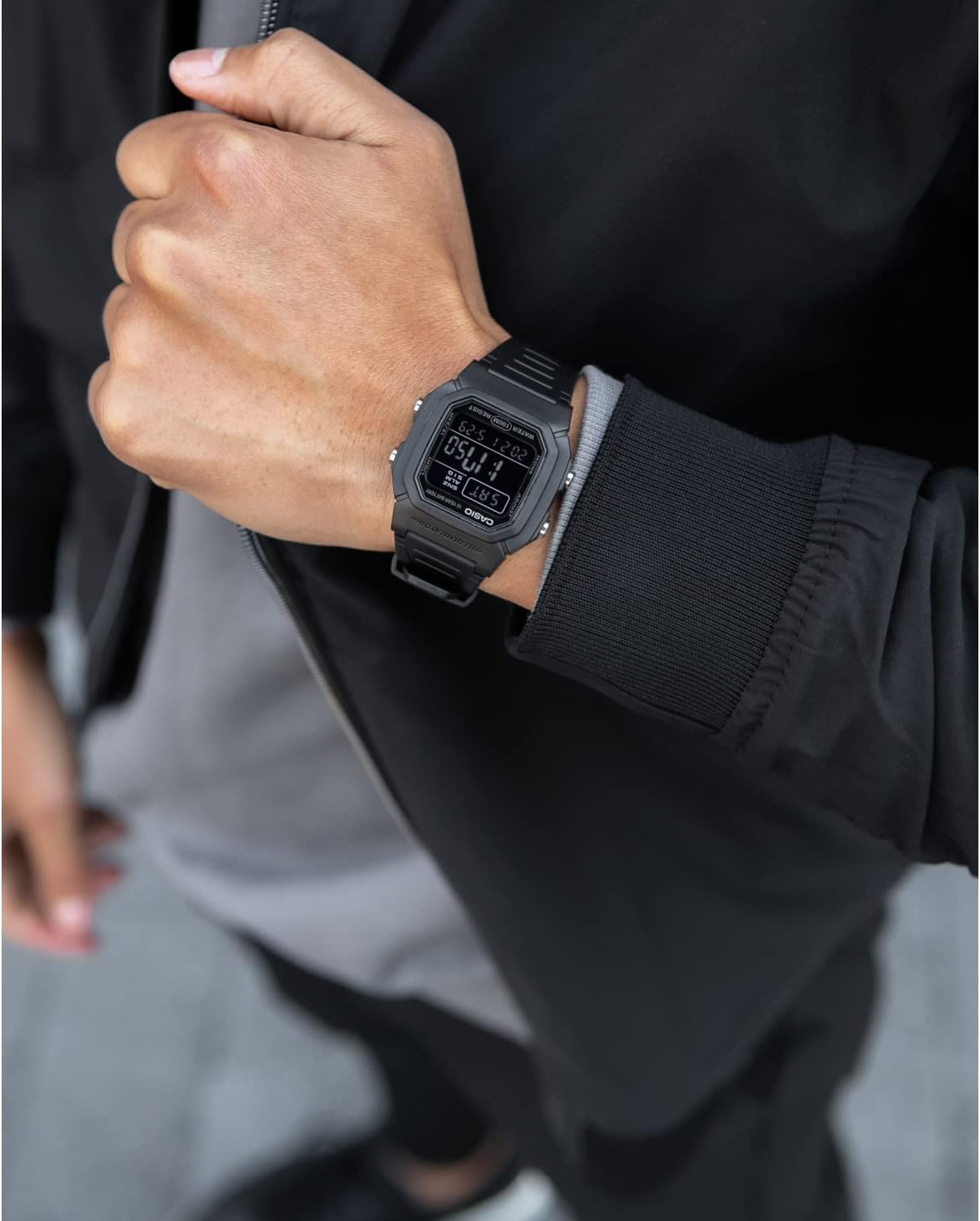 Digital Watch, Black V84787
