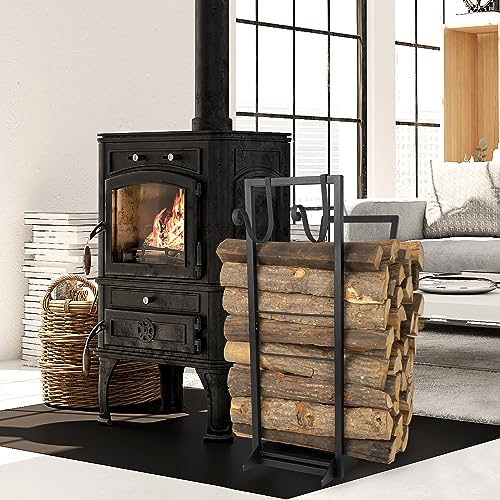 Firewood Log Rack Indoor 22 Inch Heavy Duty Wood Holder Stand C937
