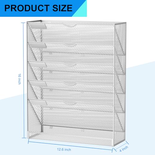 Wall File Organizer 10 Tier, Black N694