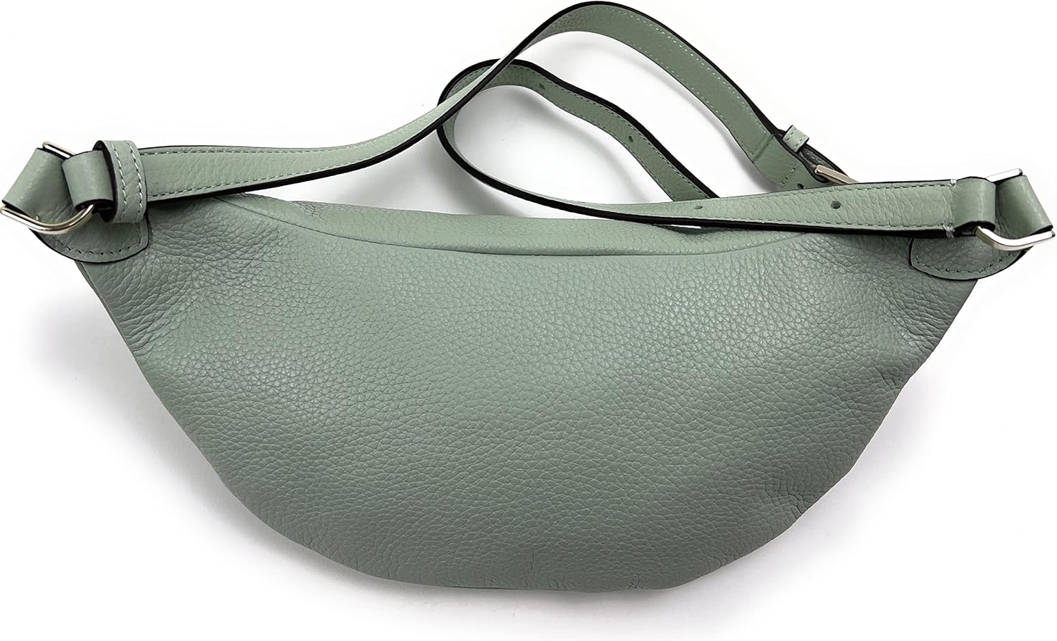 Leather Belt Bag Fanny Pack in Light Pistachio B96246