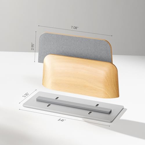 Wooden Vertical Laptop Stand for Desk L8048
