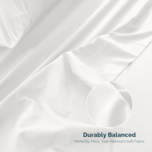 Queen Sheet Set 4-Piece Brushed Microfiber, Deep Pocket with Elastic Corner Straps, Beige R391285