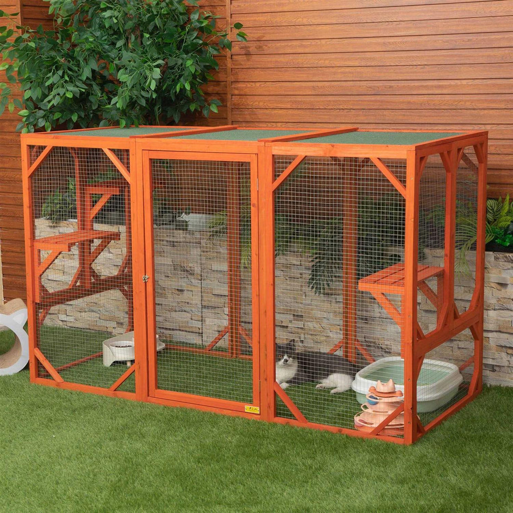 Outdoor Cat Enclosure Playpen Catio J500