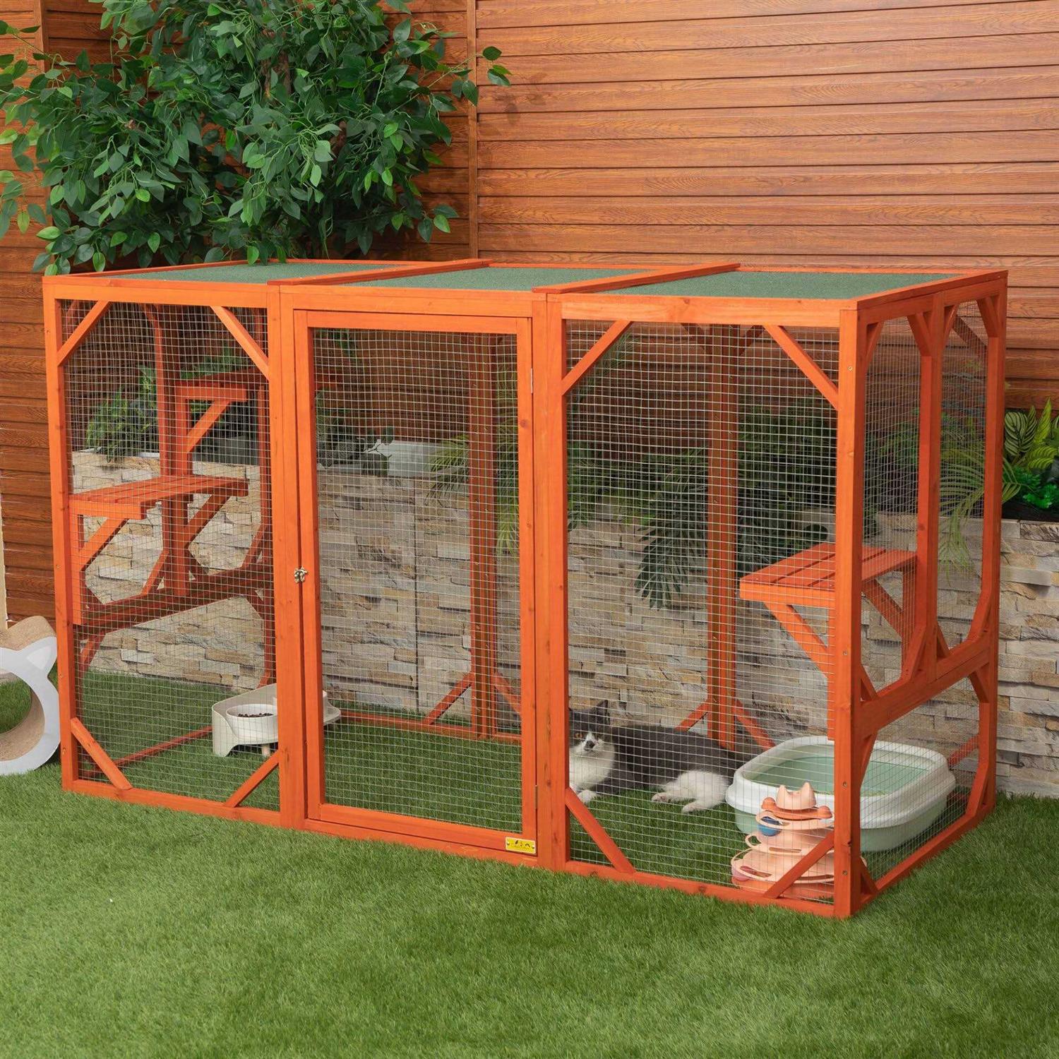 Outdoor Cat Enclosure Playpen Catio J500