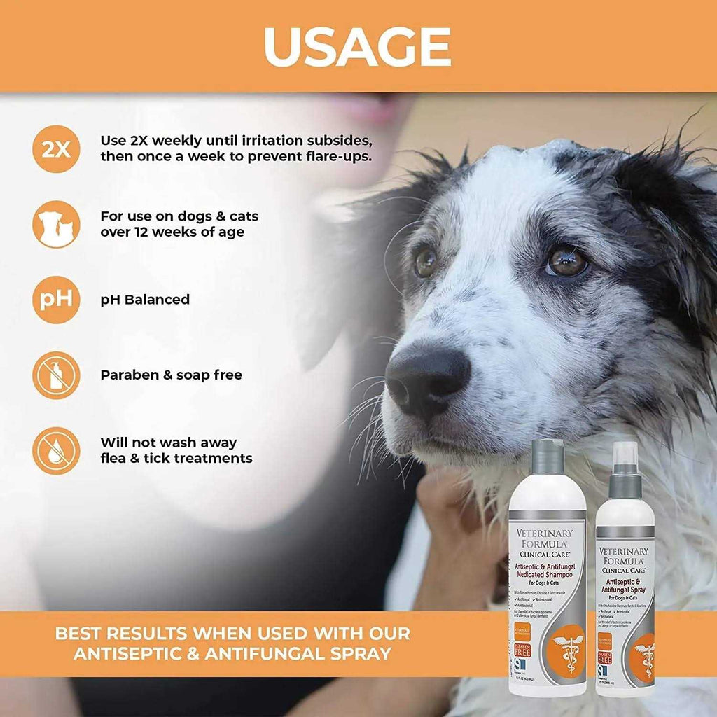 Antiseptic & Antifungal Medicated Shampoo for Pets J269905