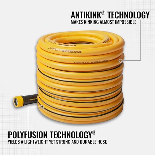 Water Hose, 50 ft x 5/8 in, Yellow L625