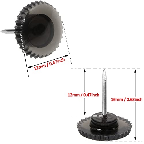 Push Pins Decorative Thumb Tacks for Cork Board, Plastic Head Steel Point E155410