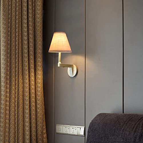 Mini Brown Barrel Lamp Shades Clip On Bulb, Fabric Lampshade for Table Chandeliers Wall Floor Lamp Replacement, 3x6x5 Inch, Set of 2 Z48049