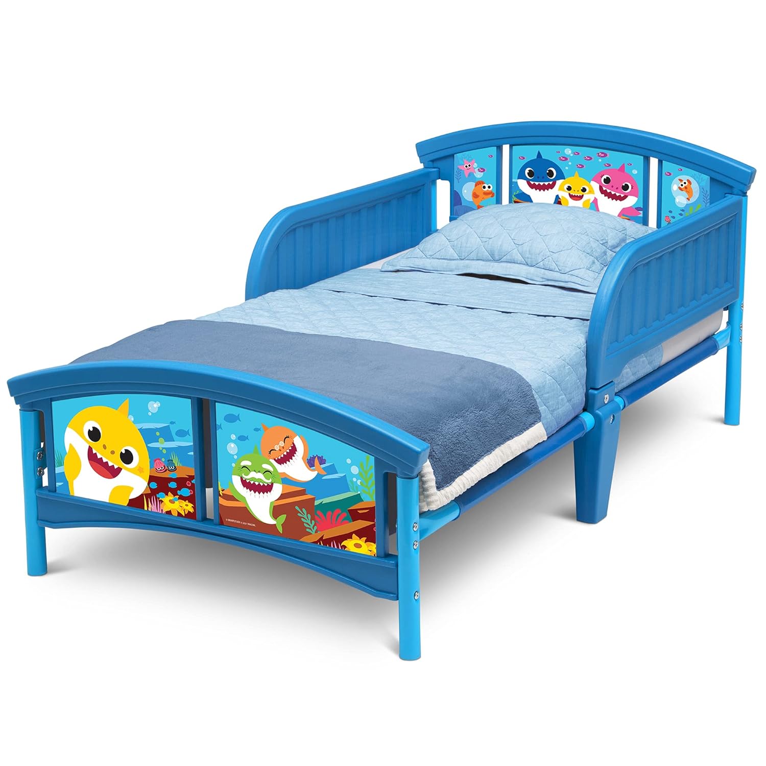 Toddler Bed and Dual Sided Crib Mattress Bundle Y106423