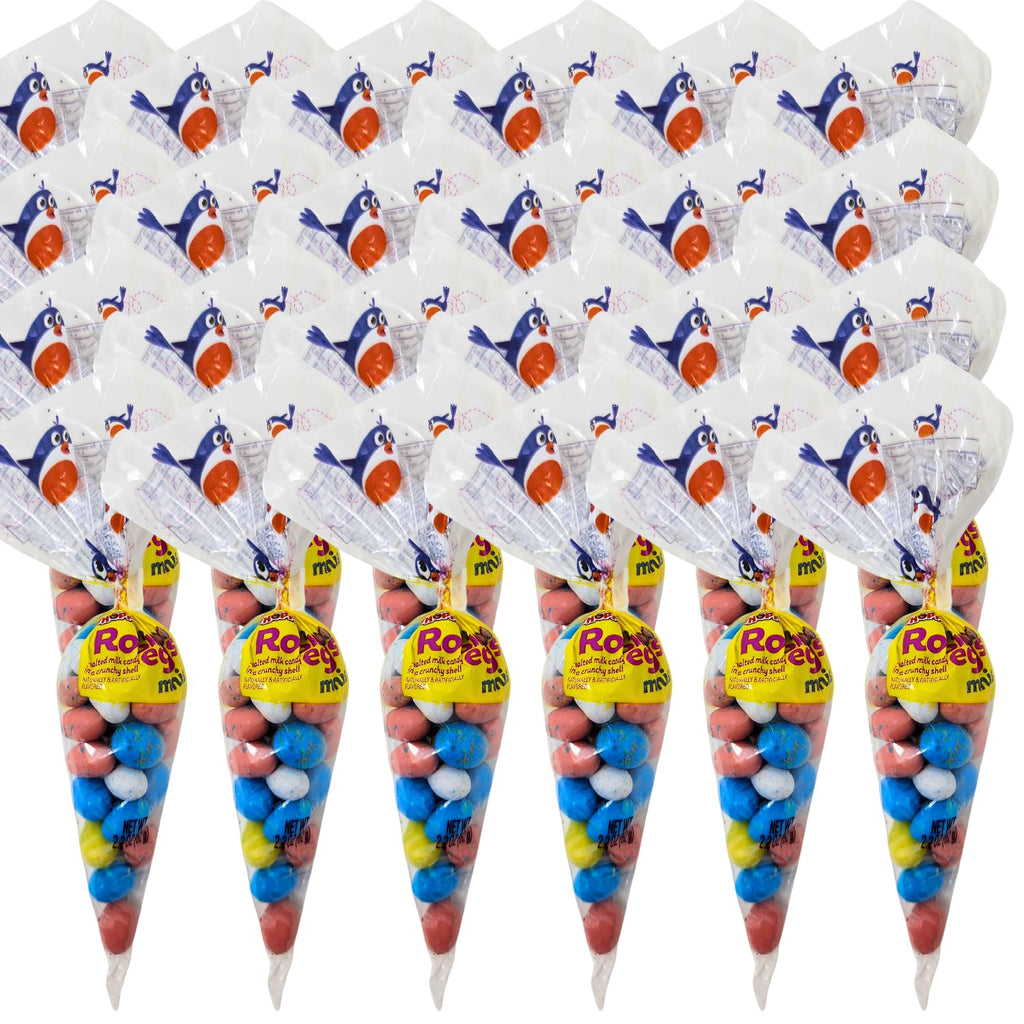 Easter Malted Milk Candy in Crunchy Shell, Bulk Pack of 24 Bags K65894