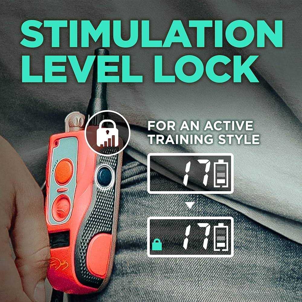Remote Dog Training E-Collar Waterproof 127-Level L58761