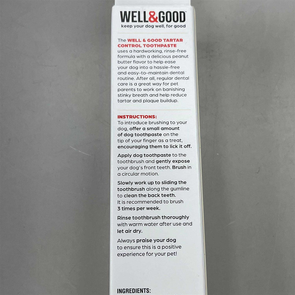 Tartar Control Toothpaste for Dogs R405