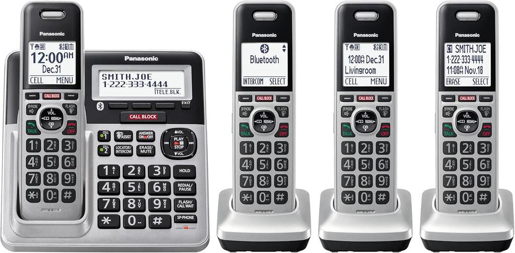 DECT 6.0 Bluetooth 4-Handset Phone Bundle Y3245