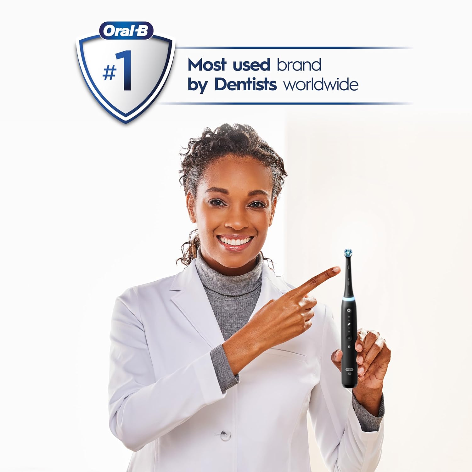 Rechargeable Electric Toothbrush with Visible Pressure Sensor and Travel Case A341