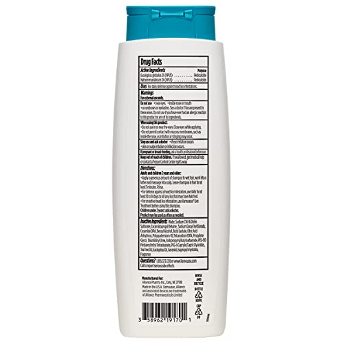 Daily Lice Defense Shampoo, Kills Super Lice, Prevents Infestation, No Parabens or Sulfates, Family Size W52728