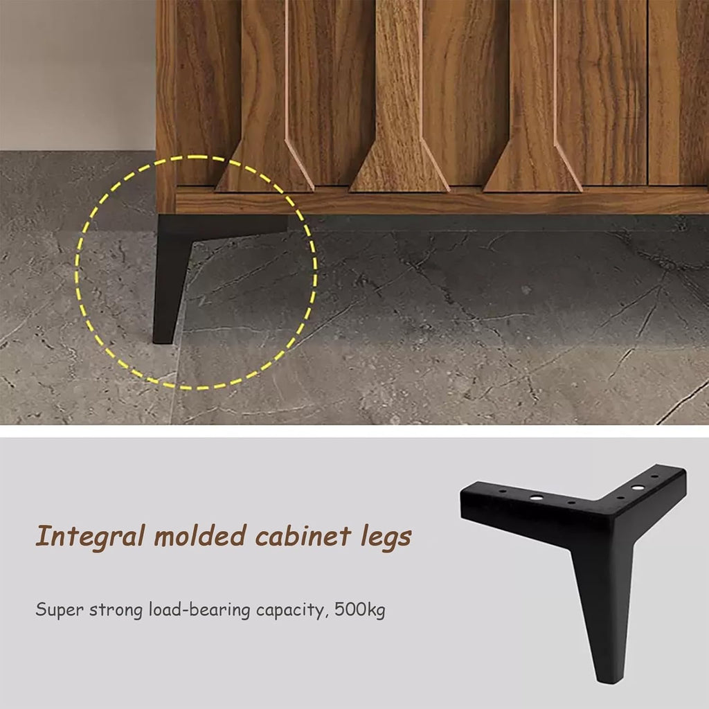 Wooden TV Stand with Large Storage for Living Room U4572