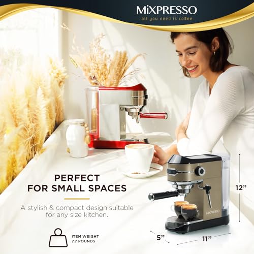 Espresso Machine with Milk Frother, 15 Bar J758