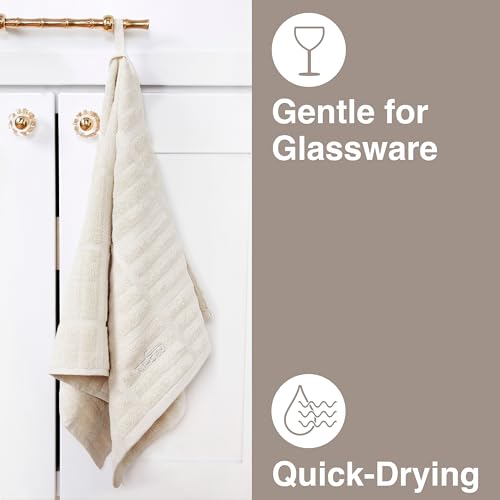 Kitchen Towel, Highly Absorbent, 100% Cotton, 17"x30" X180116