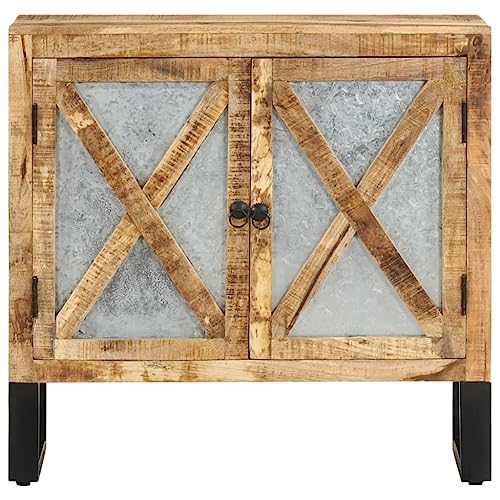 Solid Wood Mango Sideboard with Storage for Living Room Dining Room Q669372