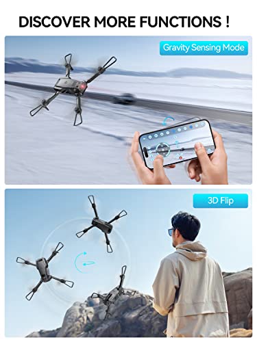 Foldable Drone with 1080P HD Camera for Adults and Kids E508