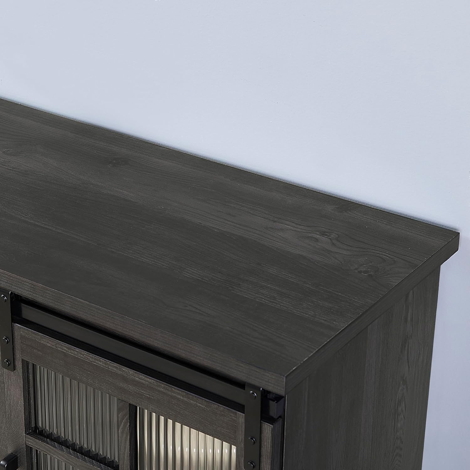 Fireplace TV Stand for 65 Inch TV with LED Lights and Storage Drawers R962995
