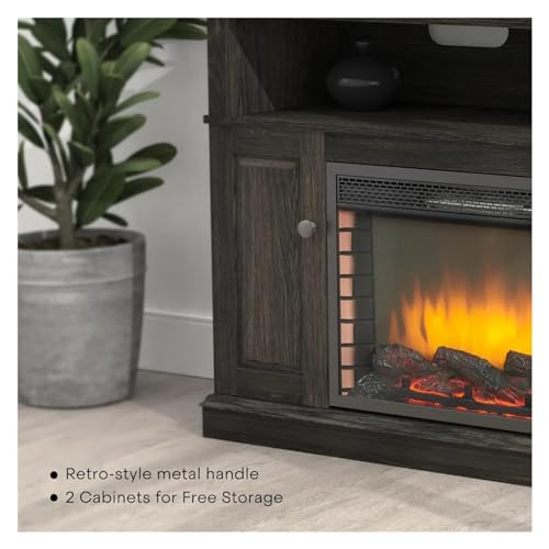 Electric Fireplace TV Stand for Modern Entertainment Center J976330