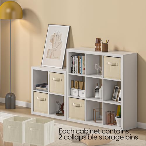 Cube Storage Organizer with Bins, White U219