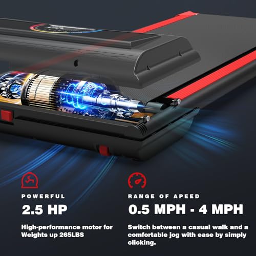 Under Desk Treadmill, Compact 2 in 1 Walking Pad with Remote Control B213214