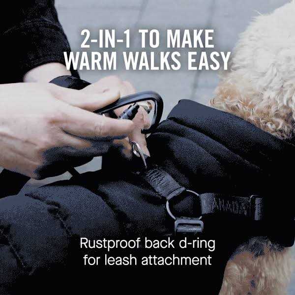 Puffer Harness for Dogs - Black N461046