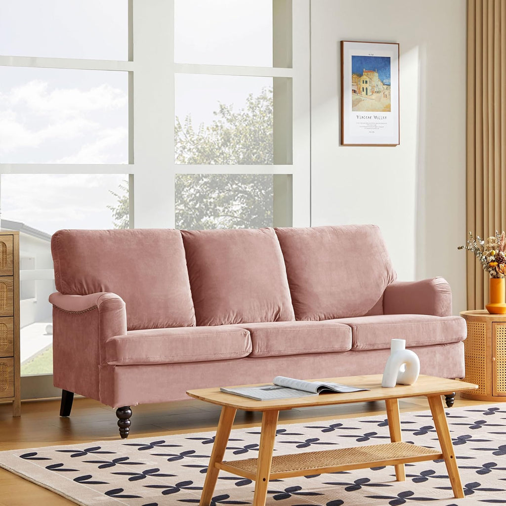 Velvet 3 Seater Sofa for Living Room L2354