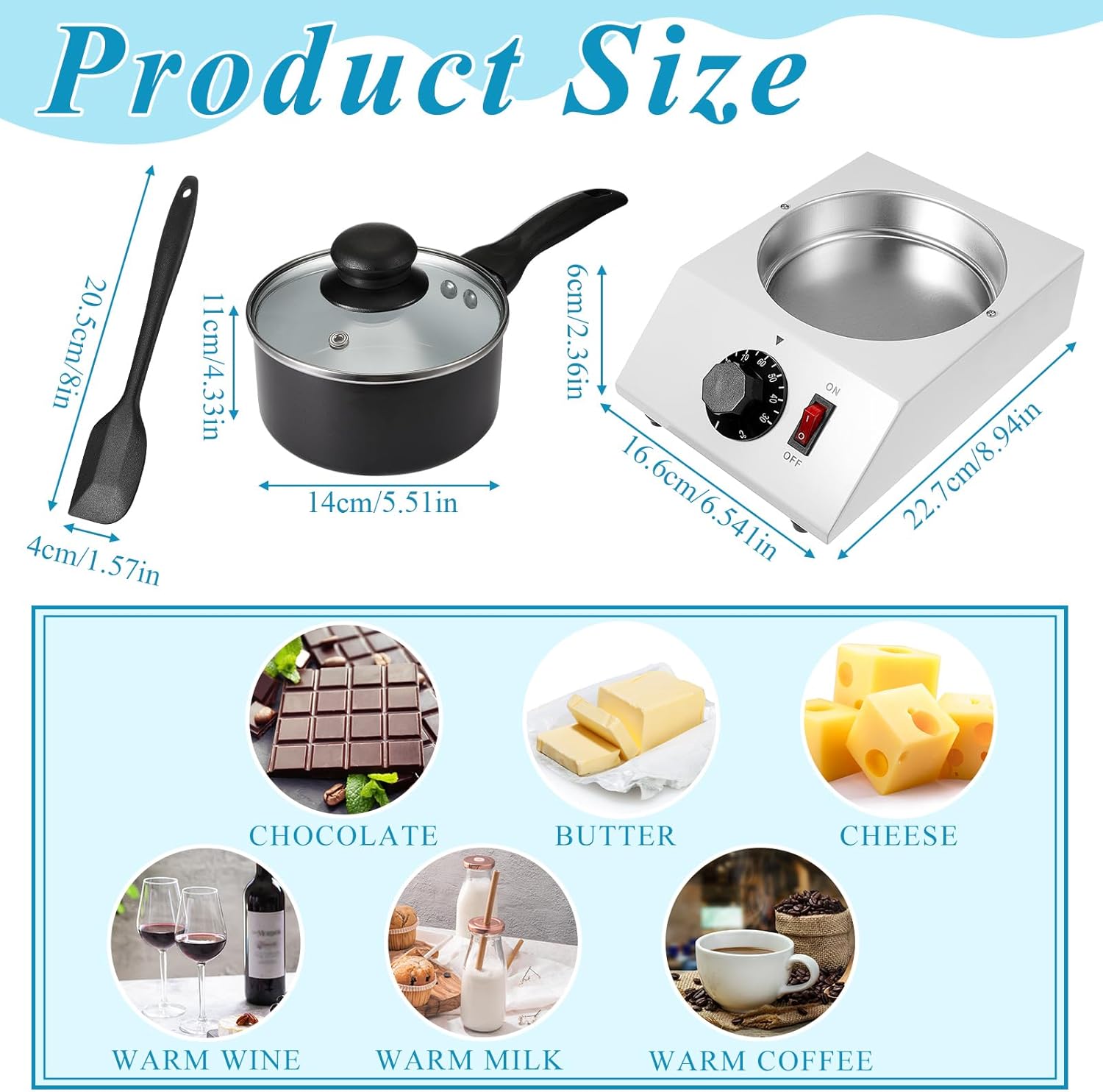 Chocolate Melting Machine with Silicone Spatula B49220