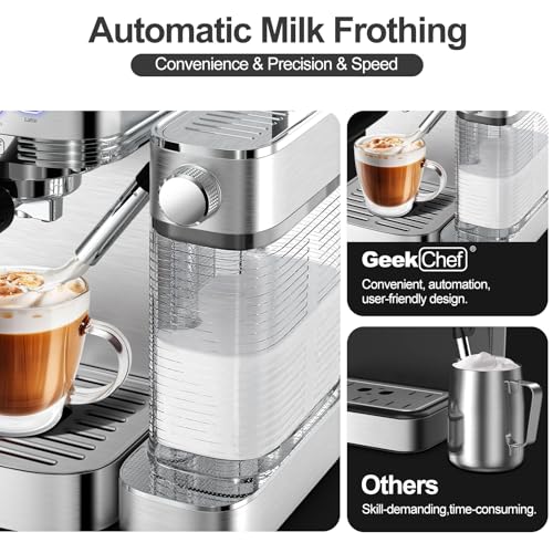 Espresso and Cappuccino Machine with Automatic Milk Frother P413732