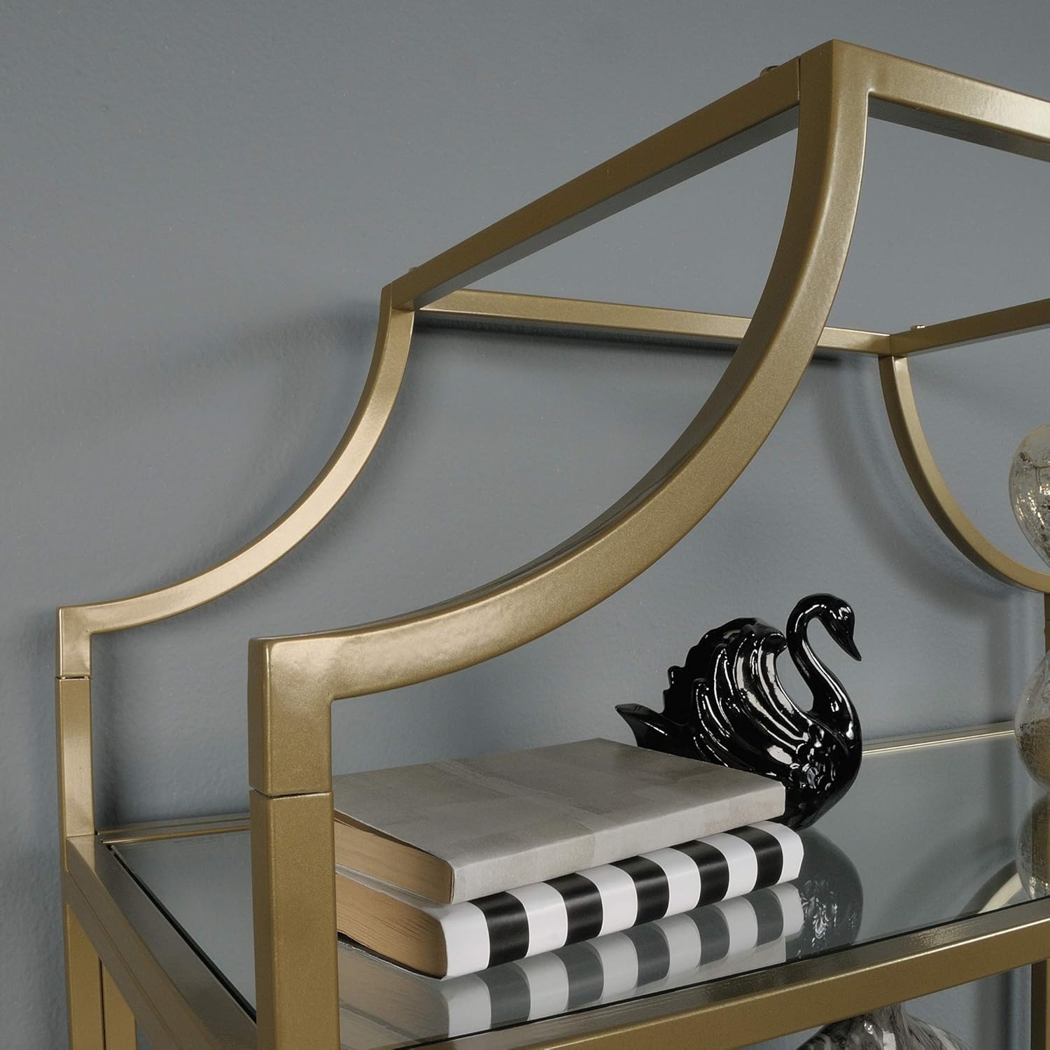 Gold Bookcase S5957
