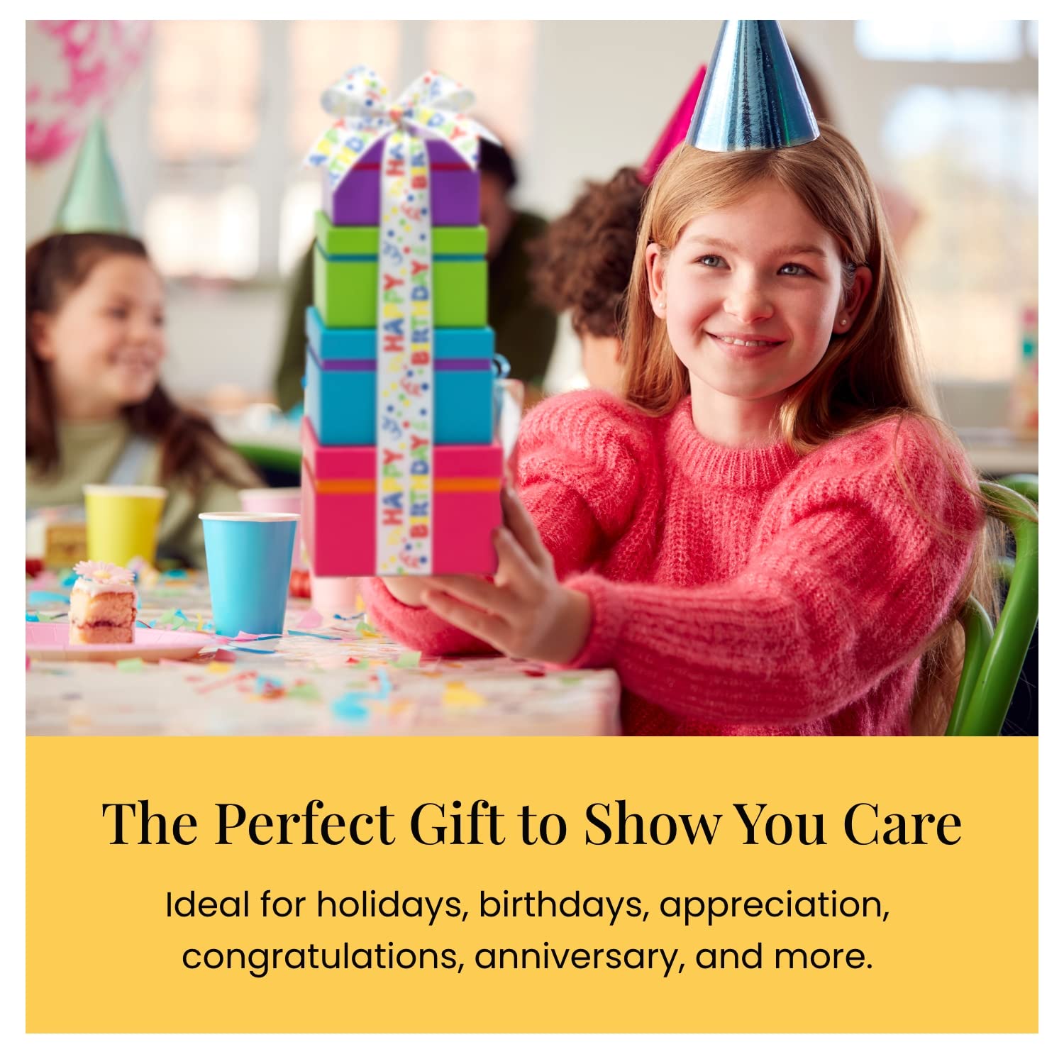 Gourmet Chocolate Gift Tower with Sweet and Savory Snacks B333171