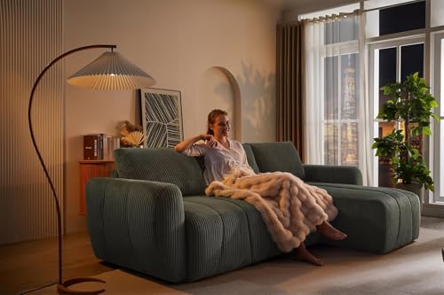 Modular Sectional Sleeper Sofa with Storage, Convertible L-Shape Couch, Light Grey Z72959