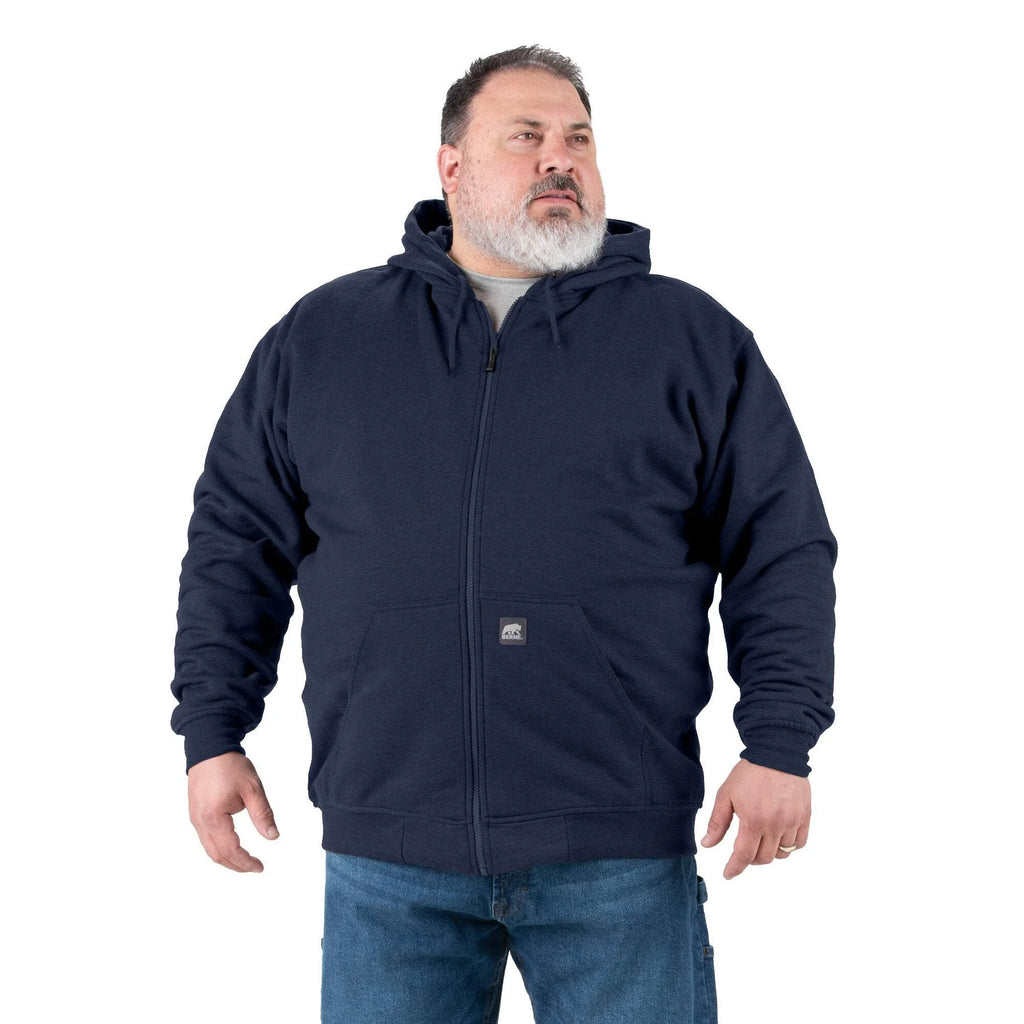 Thermal-Lined Full-Zip Hooded Sweatshirt V811888