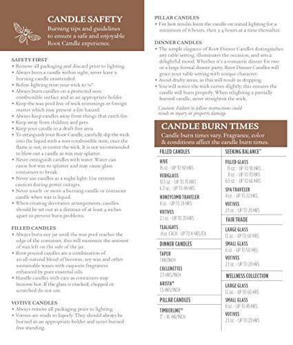 Citron & Bergamot Beeswax Blend Candle, 4 oz G354749