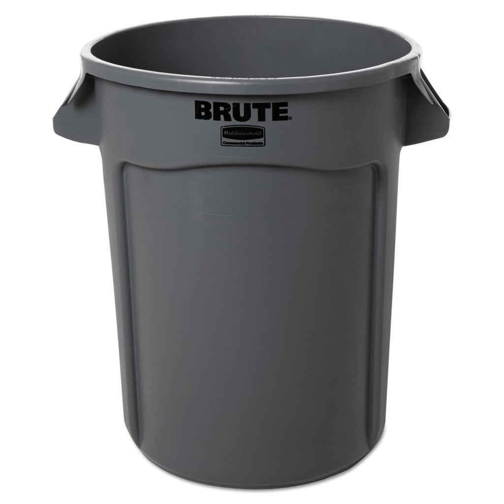 32 gal Round Plastic Container Gray G2966