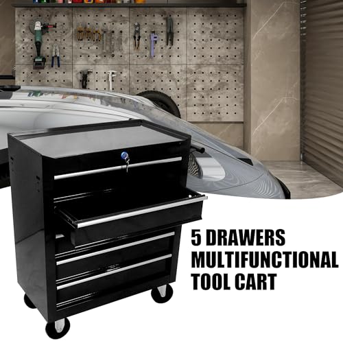 5-Drawer Rolling Tool Chest with Wheels C45800