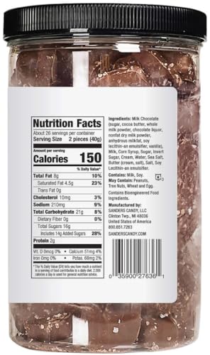 Milk Chocolate Sea Salt Caramels, 36 oz (2 pack) Z360471
