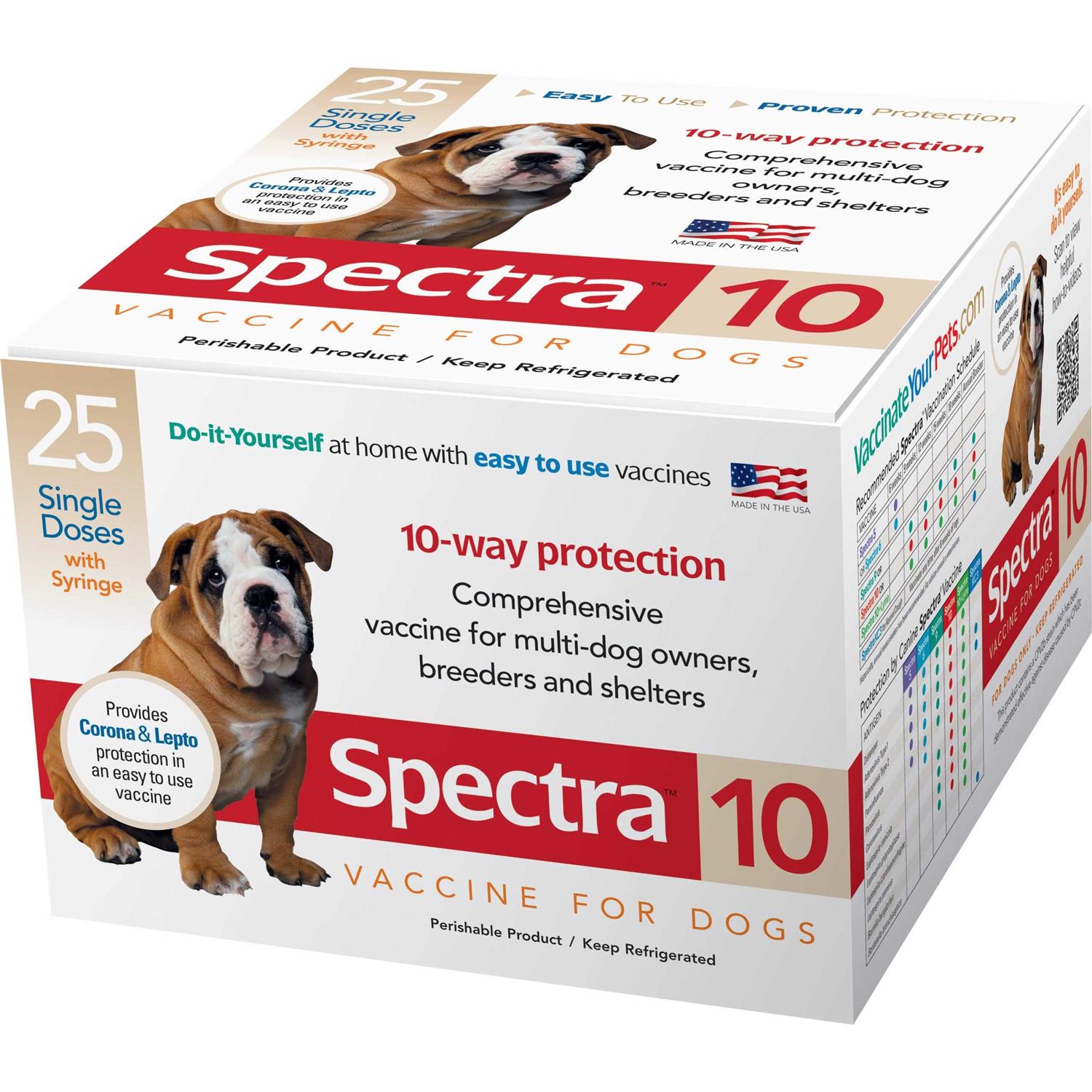 10-in-1 Dog Vaccine for Puppies and Adult Dogs V910