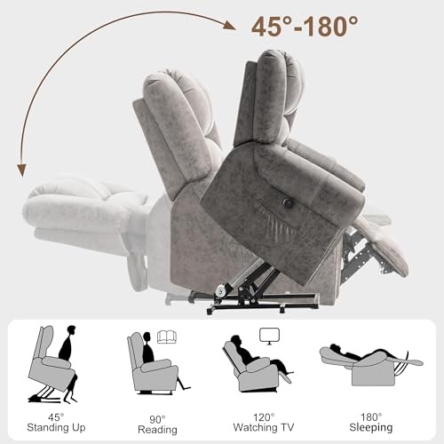 Power Lift Recliner Chair with Massage and Heat for Elderly U998