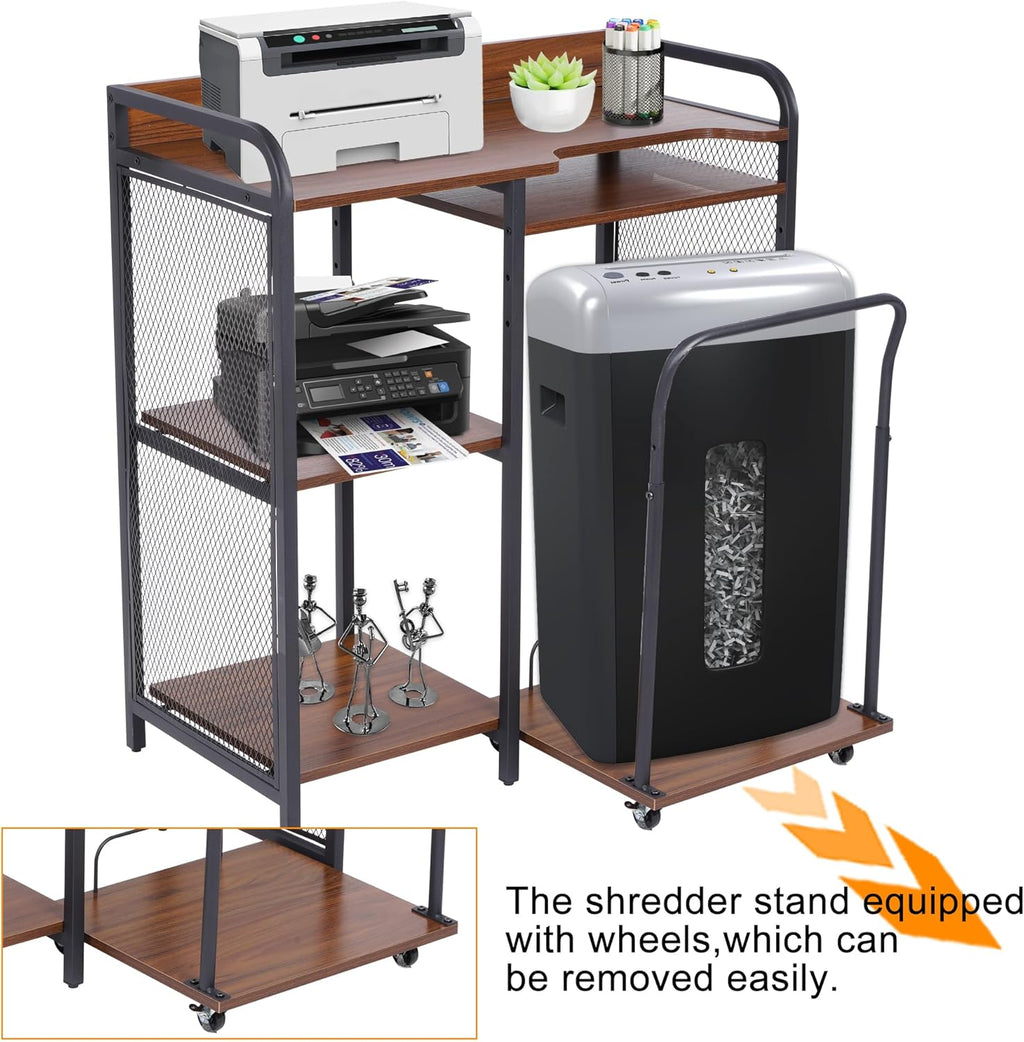 Printer Stand with Storage, 3 Tier Adjustable Rack for Home Office D7263
