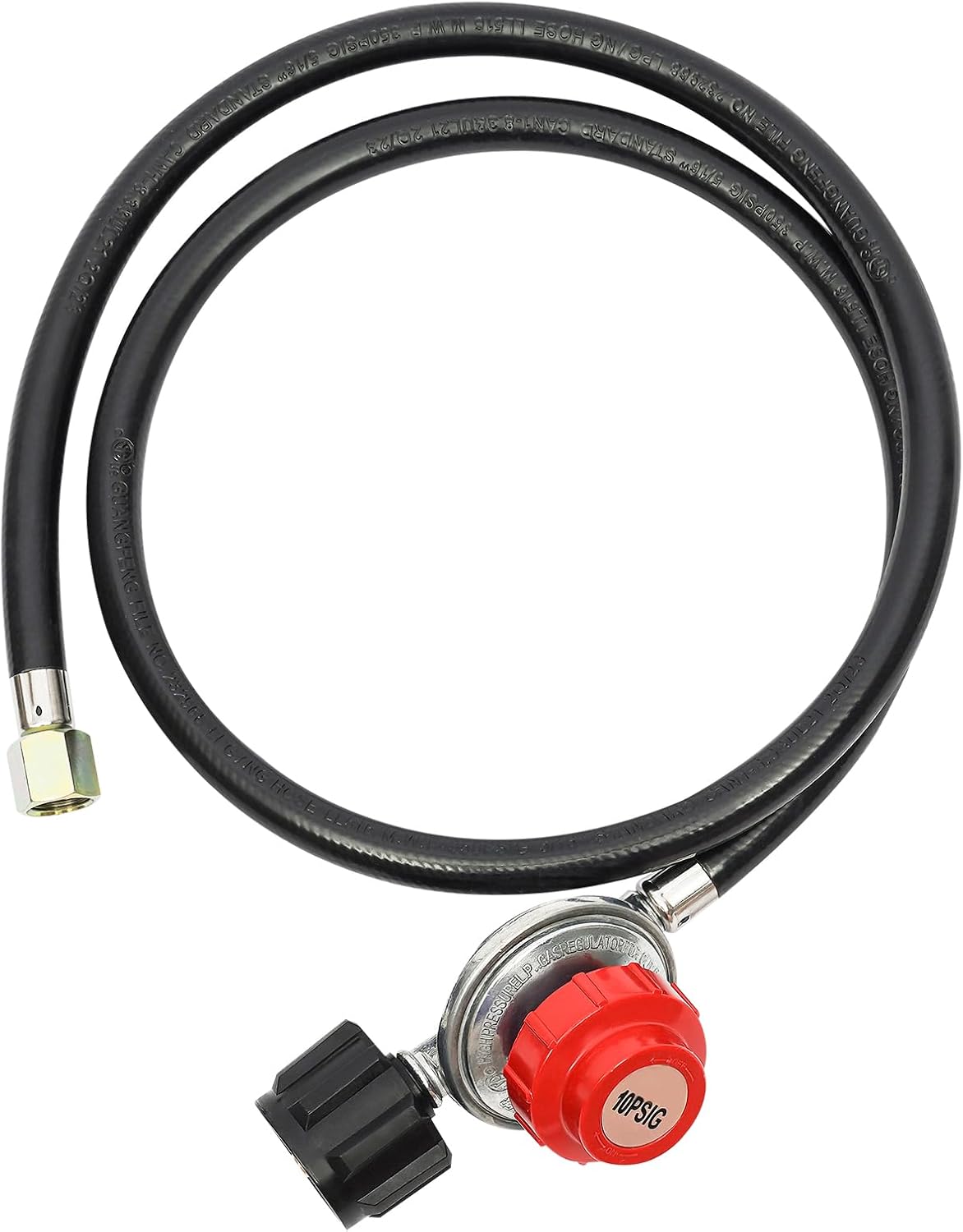 Portable Single Burner Propane Gas Stove with Adjustable Regulator for Camping and BBQ Z5752