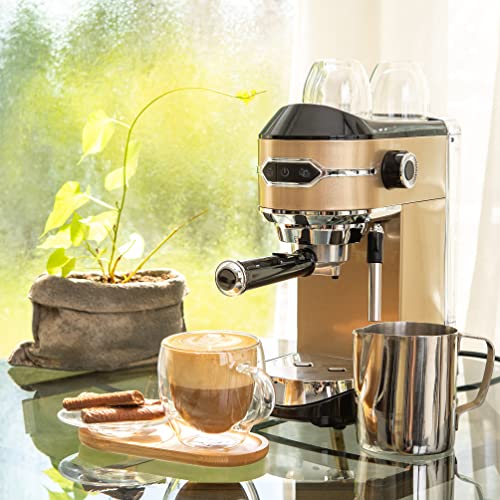 Espresso Machine with Milk Frother, 15 Bar J758