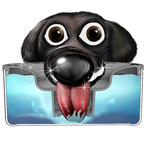 Dripless Water Bowl for Dogs Tritan Plastic E5165