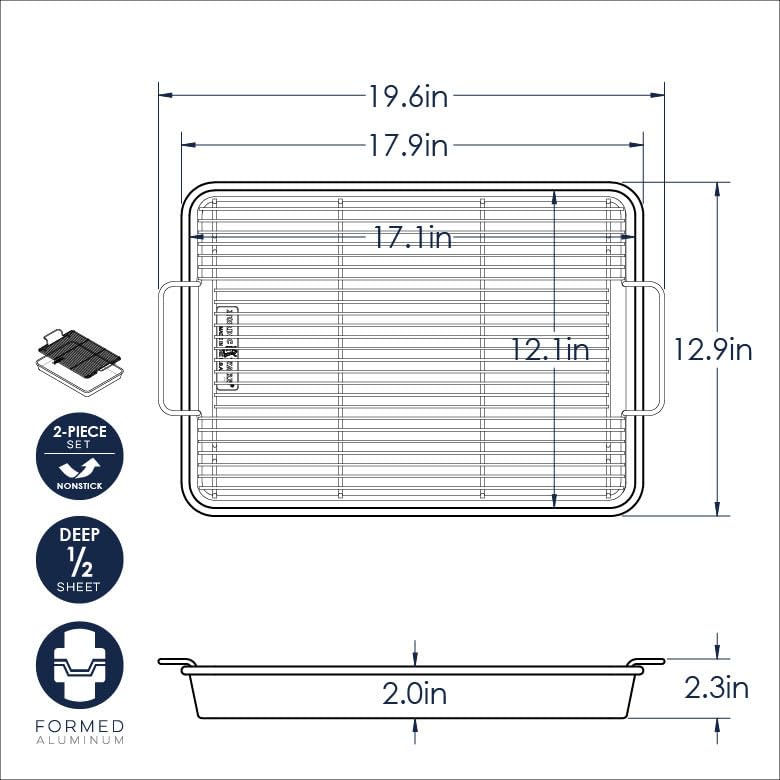 Nonstick Half Sheet Baking Tray G46657